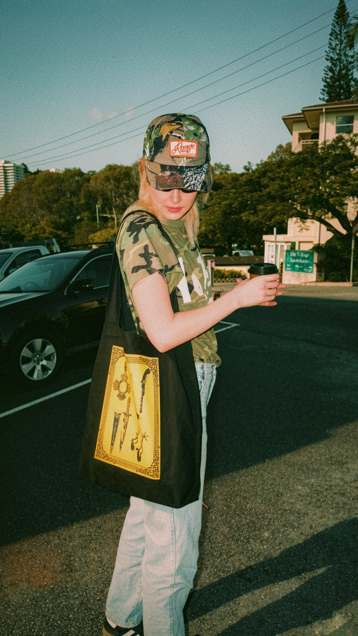 YELLOW TOOLS TOTE