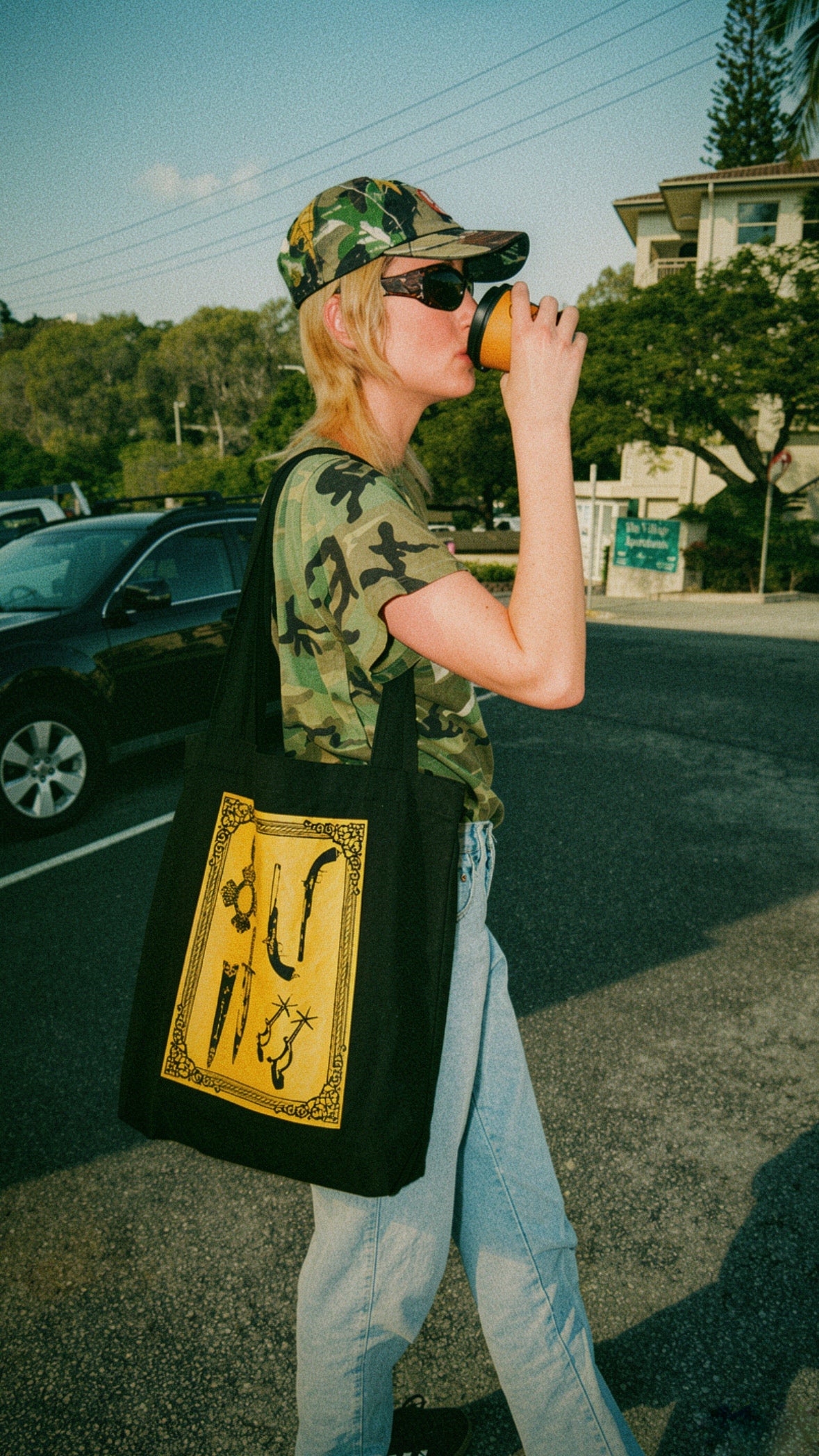 YELLOW TOOLS TOTE