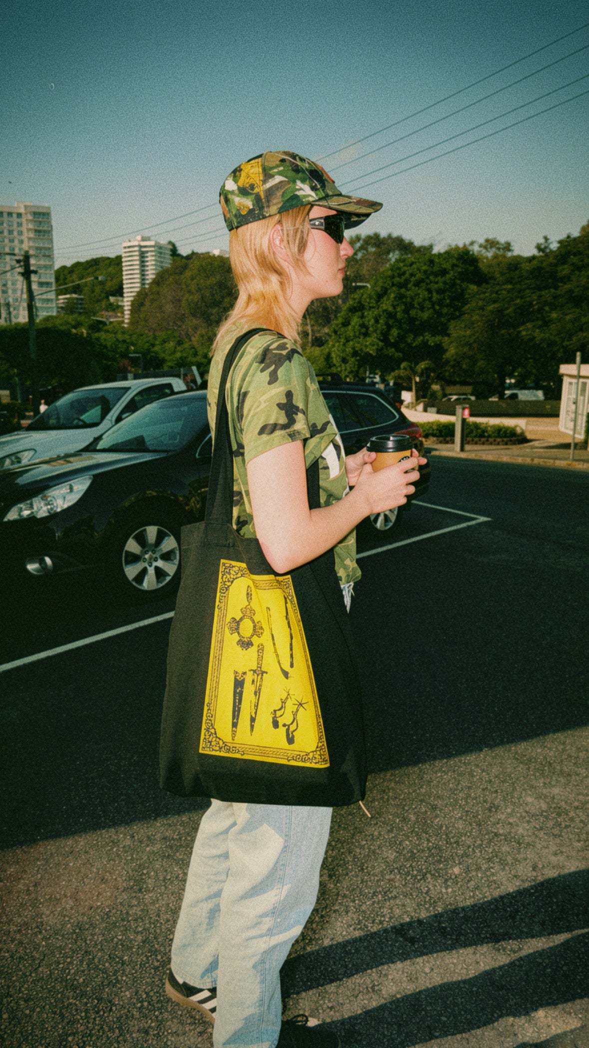 YELLOW TOOLS TOTE