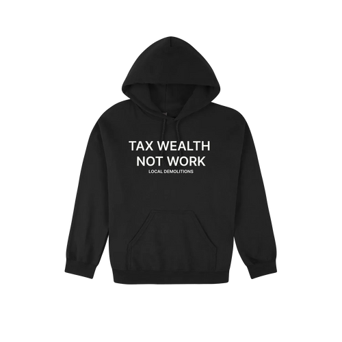 Black front flat lay